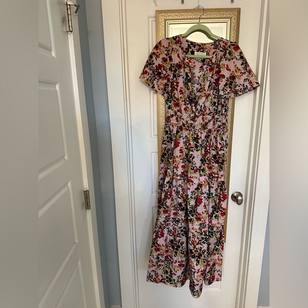 Maeve Anthropologie Somerset Dress. Worn once. Size M. Pattern Discontinued